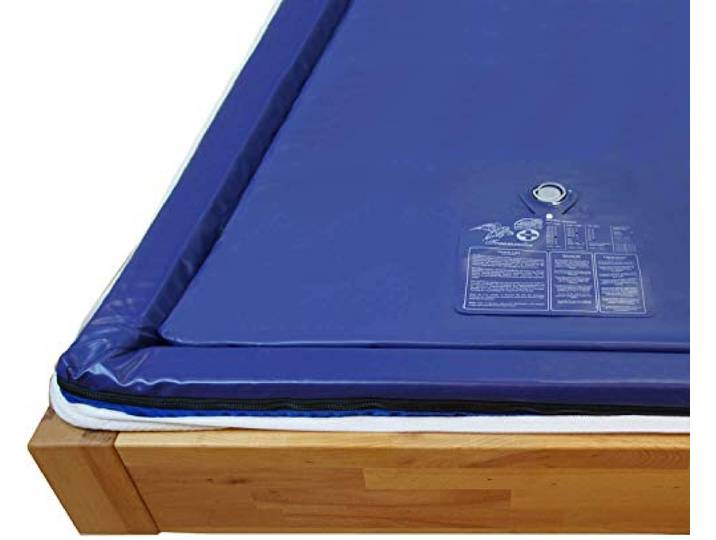 Traumreiter 1x Wasserbett Matratze Premium dual Wassermatratze 100x220 für 200x220 Softside I Wasserbettmatratze Wasserbettenmatratzen Wasserkern MESAMOLL 2 (schwingt 3-4 Sek.)