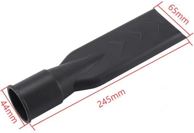 INF Staubsauger Flachdüse 44mm - ABS Material, Schwarz