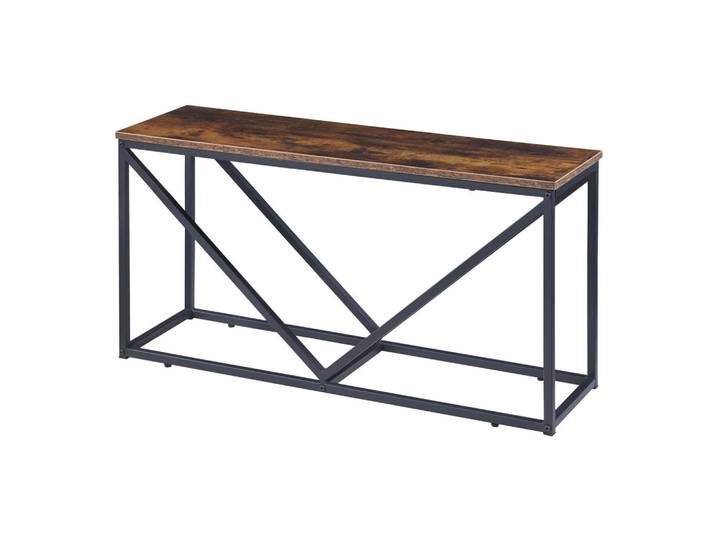 [en.casa] Kaminholzregal Vaasa, Schwarz, Metall, 100x50x30 cm, Kleinmöbel, Kamine & Zubehör