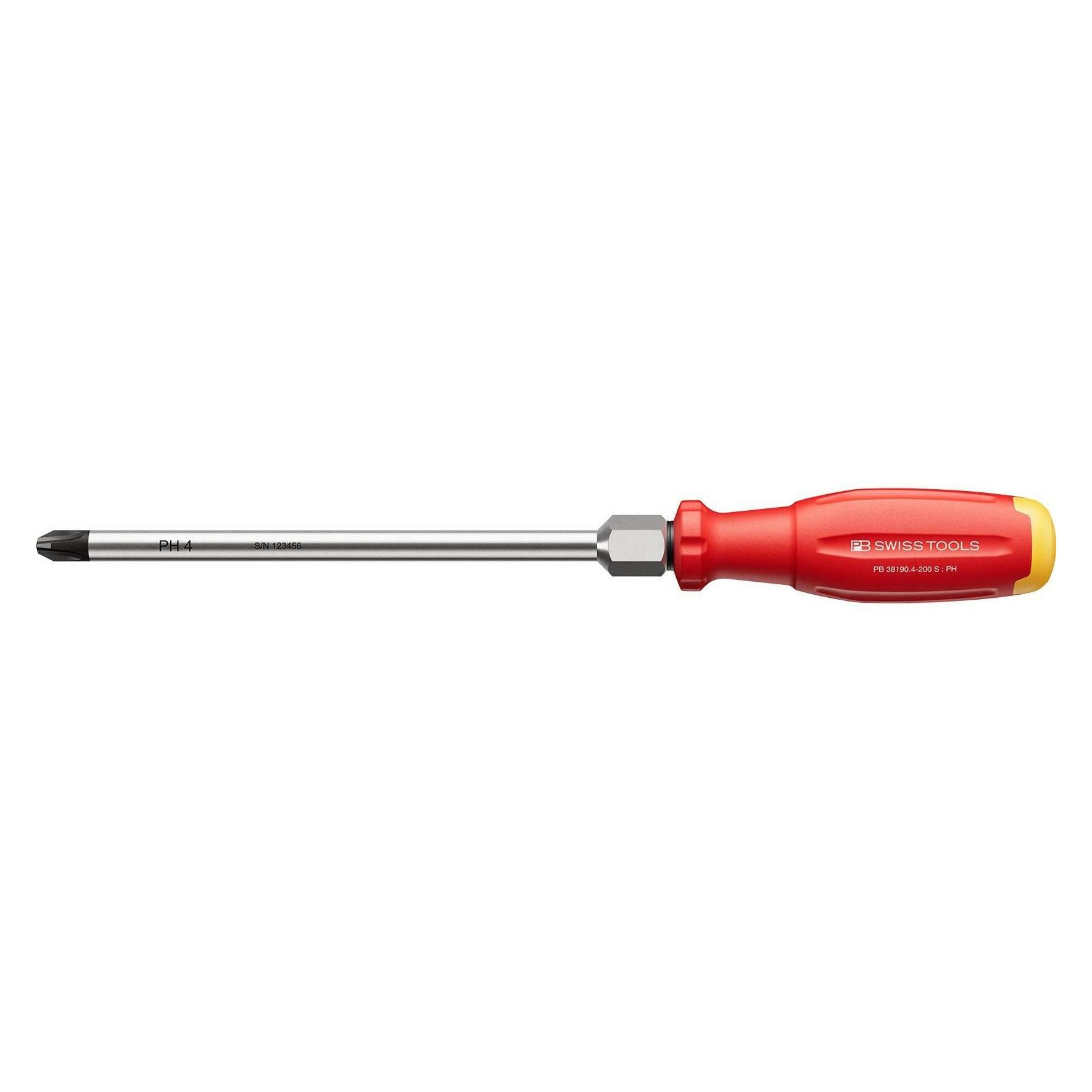PB Swiss Tools Kreuzschraubenzieher PB 8190 RB (PB 38190.4-200 S-141261.4200)