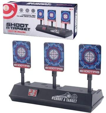 Uplift Picks Auto Reset Electric Nerf Target With Electronic Scoring triple Moving