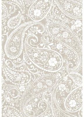 RoomMates Beige & White Paisley Prince Peel and Stick Wallpaper