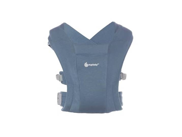 Ergobaby Embrace Babytrage für Neugeborene ab Geburt Extra Weich, Bauchtrage Baby-Tragetasche Ergonomisch, Oxford-Blau, 1 Stück (1er Pack)