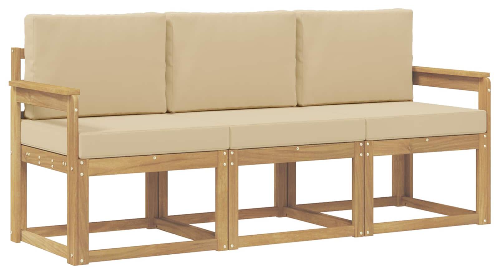 Outdoor-Sofagarnitur 3 pcs