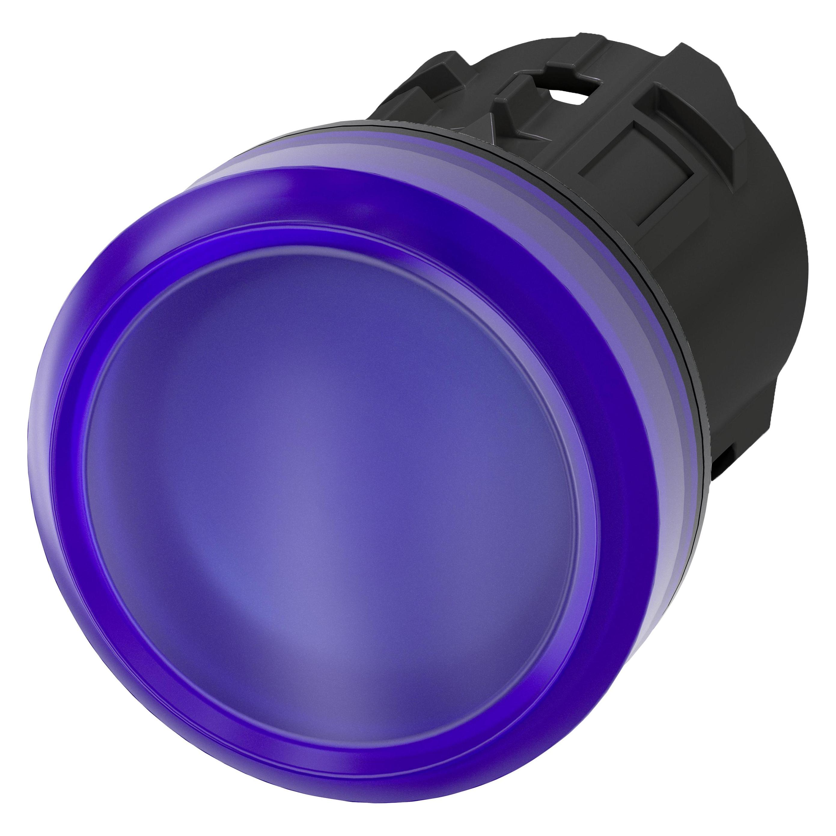 Siemens Indicator light, 22mm, round, blue (3SU1001-6AA50-0AA0)