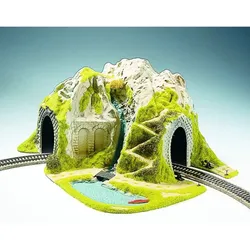 NOCH 05170 H0 - Ecktunnel, 1-gleisig; 41 x 37 x 22cm