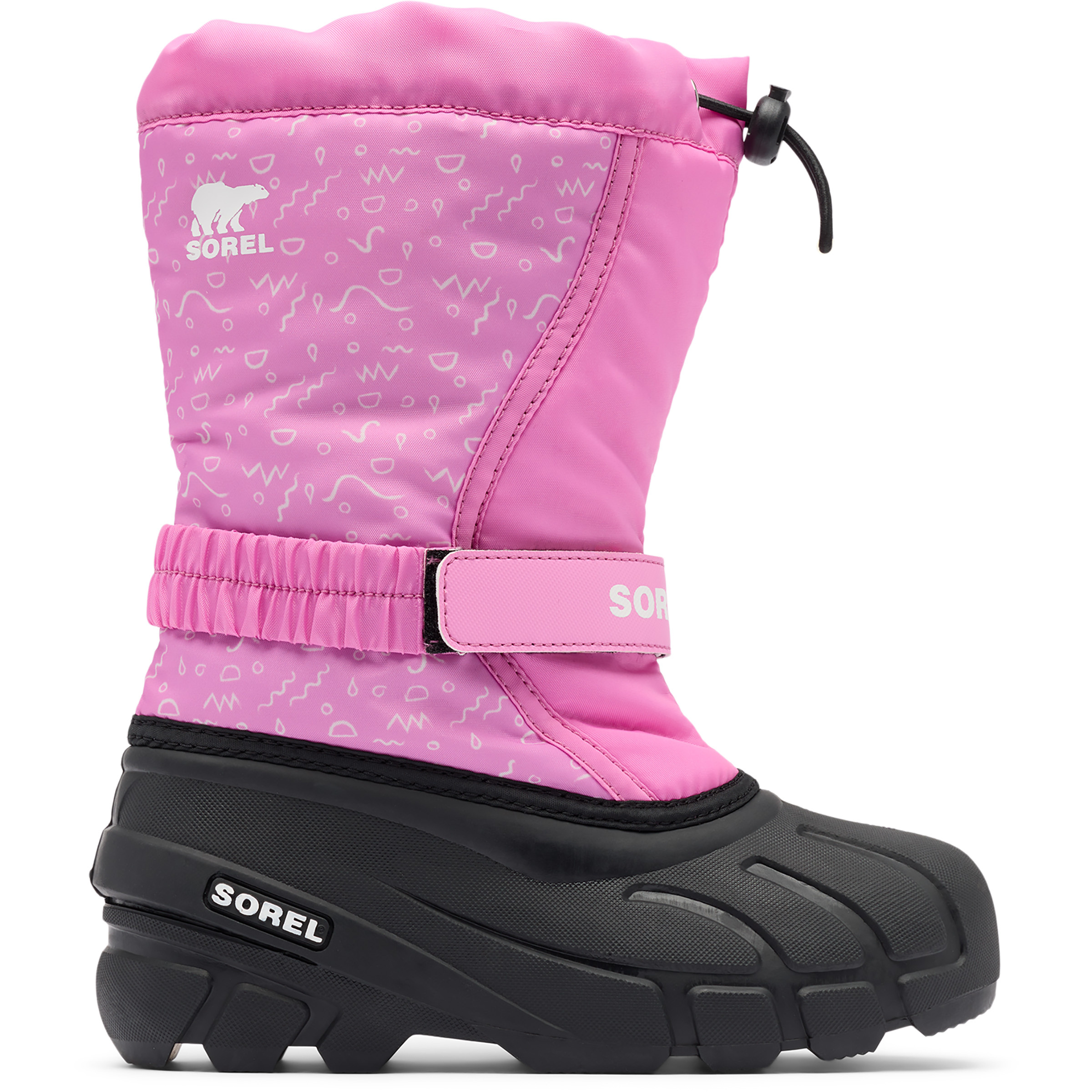 Sorel Flurry Print Kinder Winterschuhe & Winterstiefel pink Größe 26 Lifestyle Isolierend