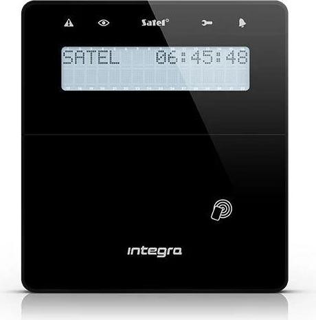 Satel KEYPAD LCD INTEGRA/INT-KLFR-B Bedieningspaneel met toetsenbord, GUARDX, zwart