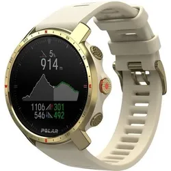 POLAR Premium Outdoor-Mutlisportuhr Grit X Pro Unisex, Größe S-L in Gold Gold