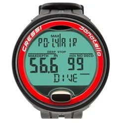 Cressi Tauchcomputer Donatello - Farbe: BLACK/RED