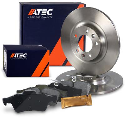 Atec Bremsscheiben + Bremsbeläge Hinterachse [Hersteller-Nr. 40575960] für Citroën