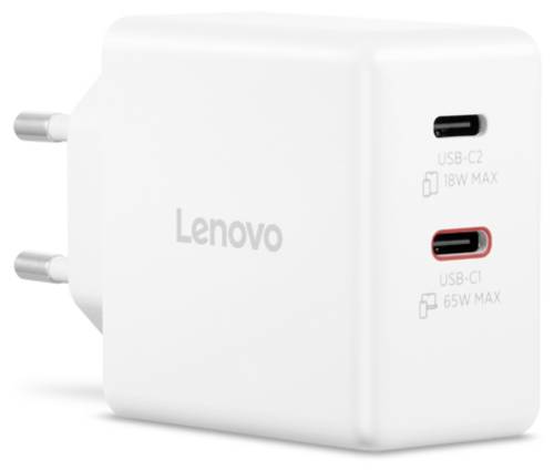 Lenovo G0A6065WEU USB Ladegerät 45 W, 18W 2x USB-C Weiß Steckdose, Innenbereich GaN