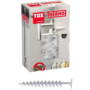 Tox Dübel 072100311, Thermo 155, 18 x 155mm, Dämmstoffdübel, 50 Stück