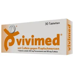 VIVIMED mit Coffein gegen Kopfschmerzen Tabletten 30 St