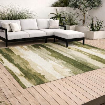 Addison Rugs Machine Washable Indoor/ Outdoor Ombre Brewer Chantille Rug