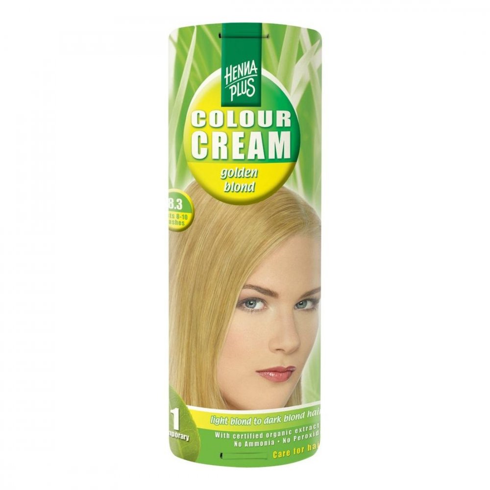 Frenchtop Natural Care Products B.V Hennaplus Colour Cream Golden Blond 8,3 00099180