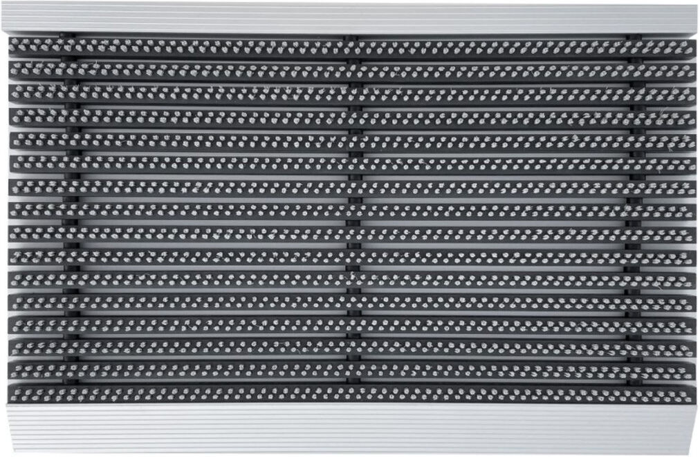 NICOMAN Non-Slip Striped Doormat Gray 60cm W X 40cm L