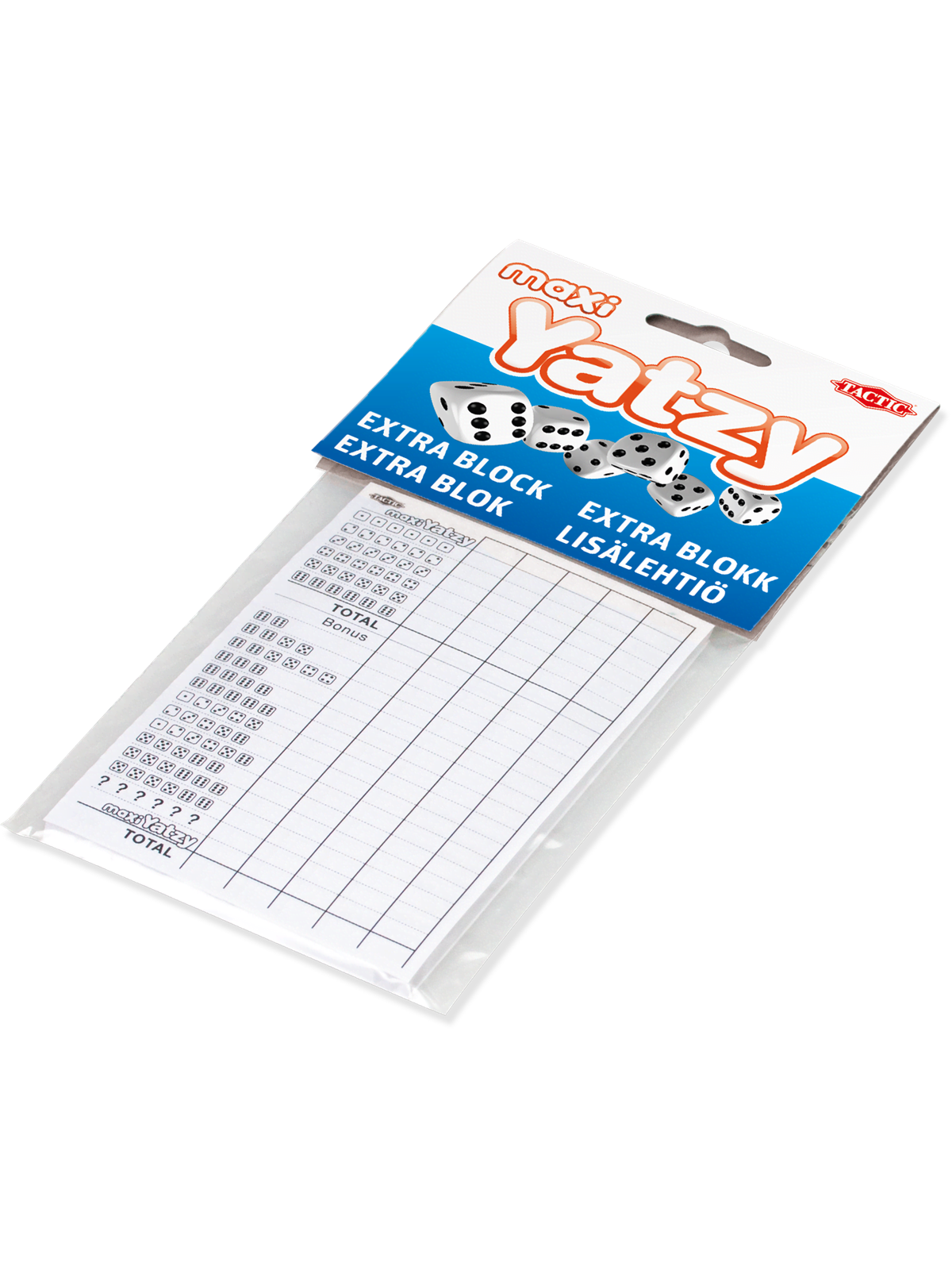 Tactic Maxi Yatzy extra block (scan)