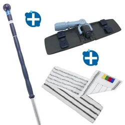 Reinigungsset Vileda Professional Power 40 cm praktisches Set aus Klapphalter & Wischbezügen 40 cm
