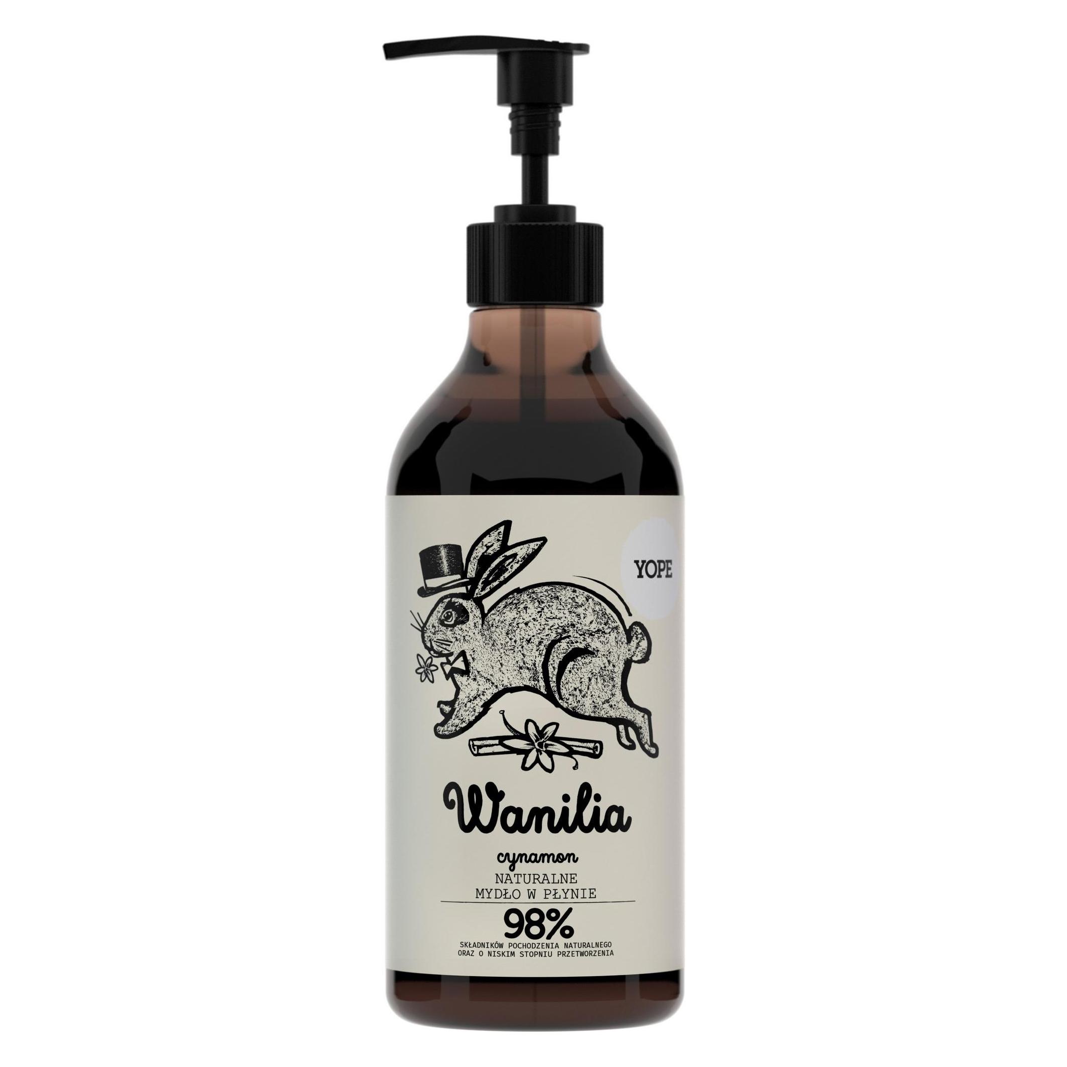 Yope Vanilla & Cinnamon Liquid Soap 500 ml (Flüssigseife, 500 ml) (5903111747039)