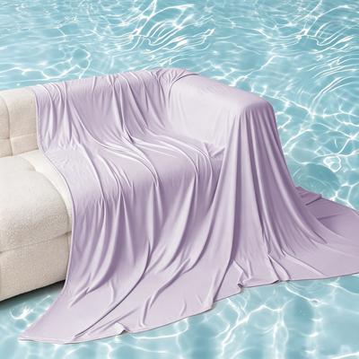 Shop Station Ultra Soft Cooling Blanket Ice Silk Summer Blanket For Night Sweats, Lightweight Breathable Bed Throw pink 39.37 59.06 In