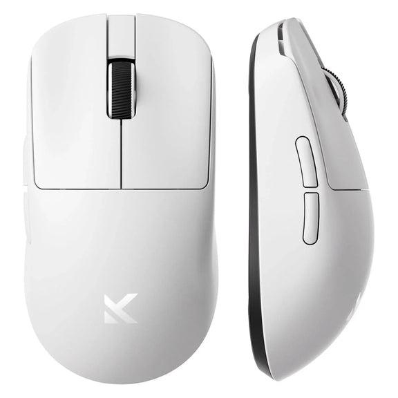 Mchose L7 Pro Ultra-Lightweight Gaming Mouse Tri-Mode White (Kabelgebunden, Kabellos) (HW-L7-3KH)