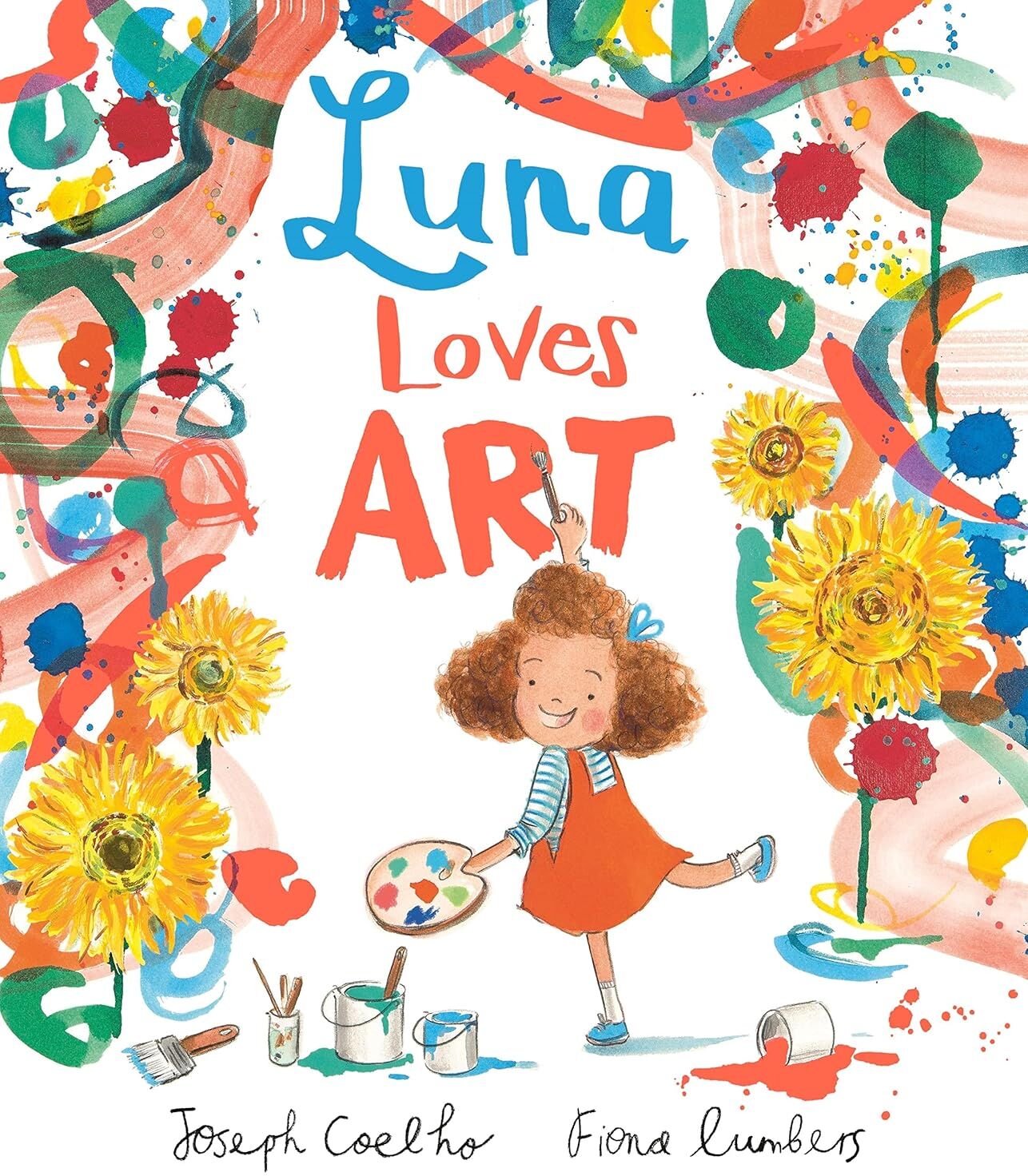Andersen Press Luna Loves 3 Books Collection Set by Joseph Coelho - Library Day, Art & Dance - Paperback Picture Books - Ages 5-7 - Award-Winning Children's
