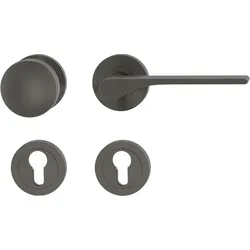 Griffwerk Wechselgarnitur LEAF LIGHT SIEGER DESIGN - DIN Rechts Kaschmirgrau