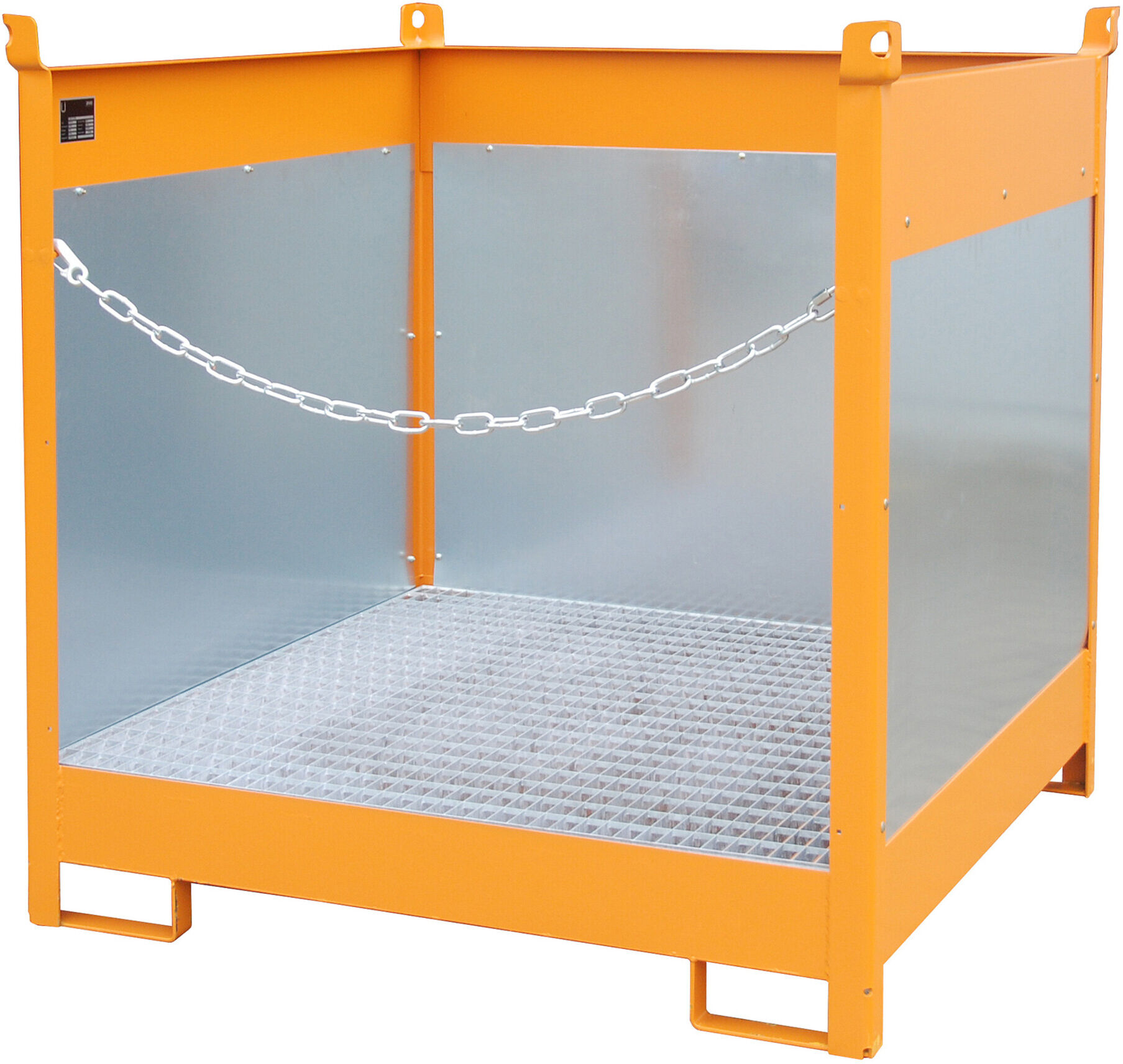 Bauer Südlohn Fass-Stapelpalette FSP-4 G, lackiert, Gelborange (4442-02-0000-2000)