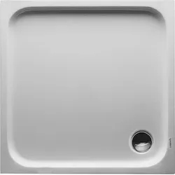 Duravit D-Code Duschwanne, 900x900mm, Quadratisch, Einbauversion, 720102000000000, Farbe: Weiß