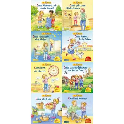 Pixi-8er-Set 300: Neue Abenteuer mit Conni (8x1 Exemplar), Set von Liane Schneider, Carlsen, 978-3-551-03884-5
