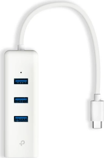 TP-Link UE330C, USB-C zu Gigabit Ethernet, 3-Port USB-Hub