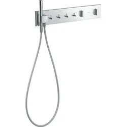 Hansgrohe AXOR ShowerComposition Thermostatmodul 12573XXX, Chrom, Unterputz, 4 Verbraucher, Schiebebetätigung, max. Durchfluss 34 l/min, min./max. Betriebsdruck 1/10 bar