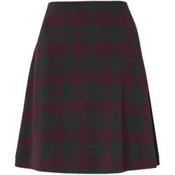 Tchibo - Karierter Jacquard-Rock - Damen - Gr. L - dunkelgrün/jacquard