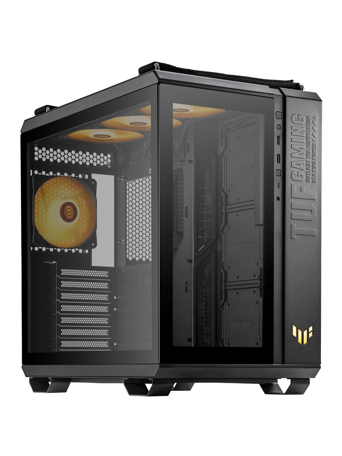 ASUS TUF GAMING GT502 PLUS - Gehäuse - Miditower - Schwarz