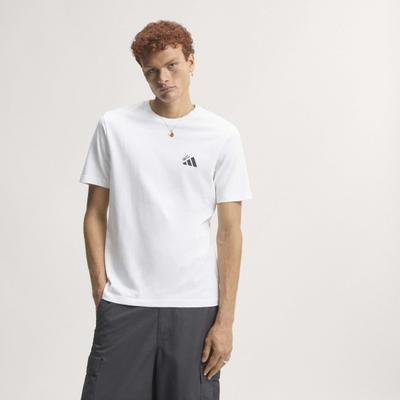 T-Shirt ADIDAS SPORTSWEAR "SUSHI GRAFIK", Herren, Gr. XXL, weiß, Obermaterial: 100% Baumwolle, Shirts T-Shirt, aus Baumwolle, für Erwachsene, mit Basic-Design