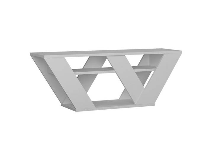 Livetastic Lowboard, Weiß, 1 Fächer, 110x30x40 cm, Wohnzimmer, Wohnwände, Lowboards
