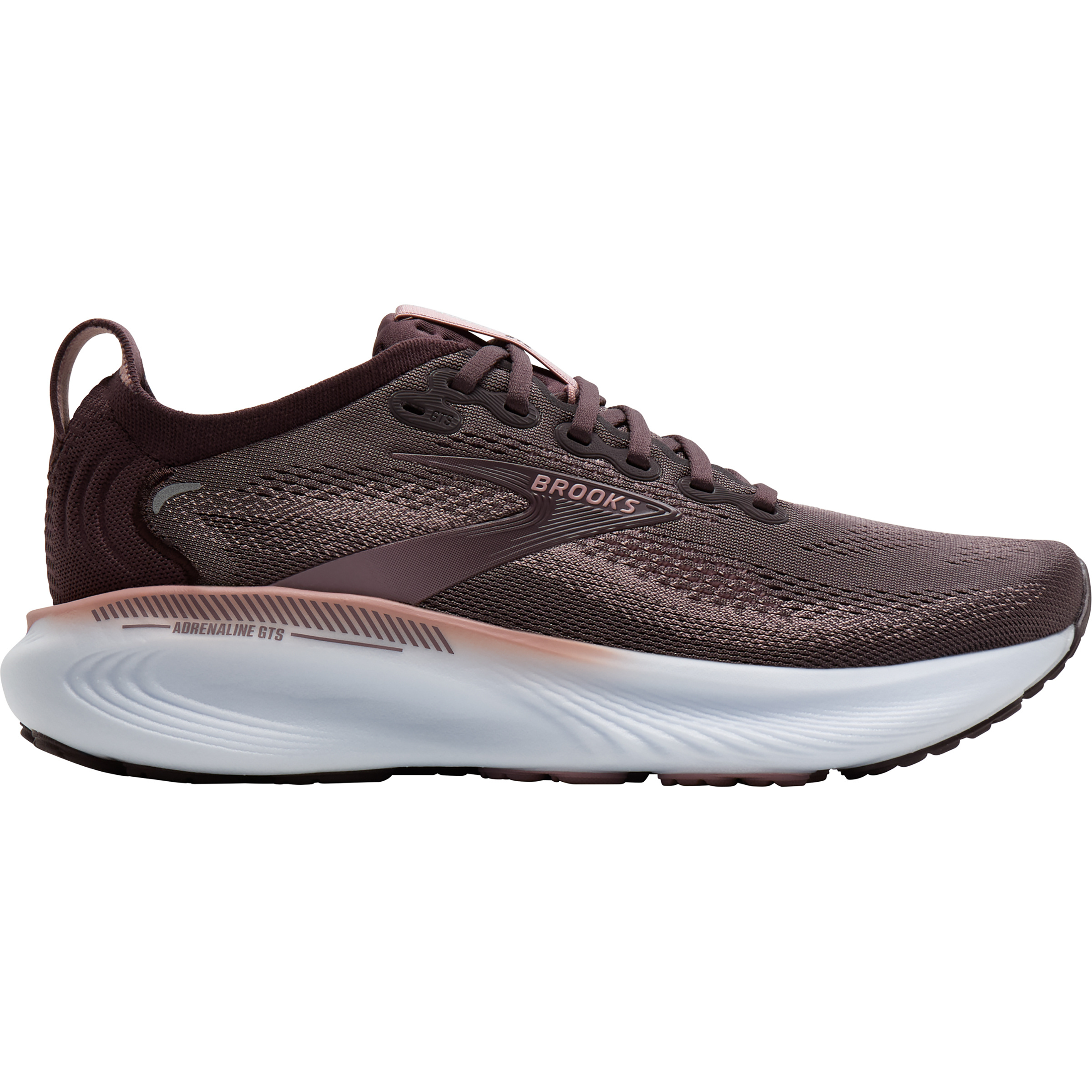 Brooks Adrenaline GTS 25 Damen Laufschuhe lila Größe 43 Laufen Atmungsaktiv