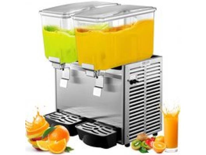 VEVOR Distributeur de jus commercial 24L, Distributeur de boissons froides YSJ12X2, pour les entreprises de restauration prospères/y compris les chaînes de restaurants/les dépanneurs/les hôtels