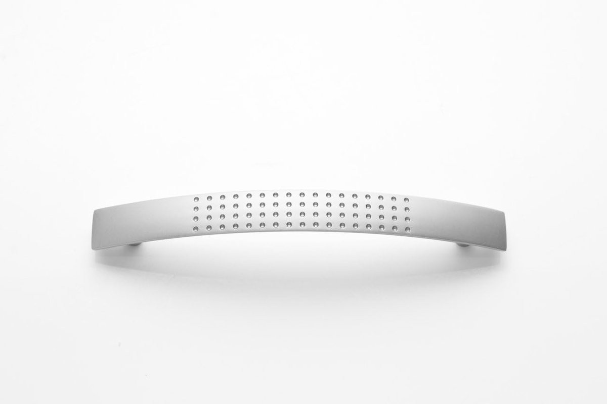 Metalen meubelgreep kastgreep RVS-look, 96 mm
