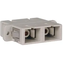Eaton Duplex Fiber Optic Coupler, Audio Adapter, Grau