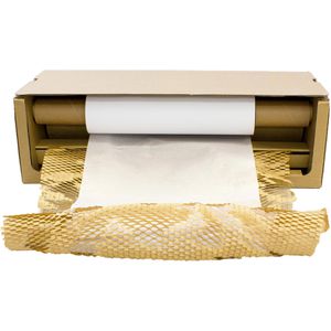 AF-Polster Packpapier WrapX, Rolle in Spenderbox, 50cm x 80m, braun, 80g/m²