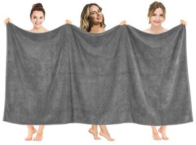 American Soft Linen 40x80 Inch Premium, Soft & Luxury 100% Ringspun Genuine Cotton Extra Large Jumbo Turkish Bath Towel