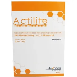 Actilite 10x20 cm Honig Wundauflage 10 St