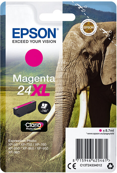 TINTEIRO EPSON 24 XL MAGENTA