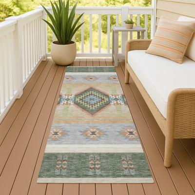 Addison Rugs Machine Washable Indoor/ Outdoor Global Chennai Chantille Rug