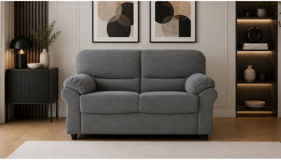 Wade Logan Abydos 2 Seater Sofa Graphites 91cm H X 145cm W X 90cm D