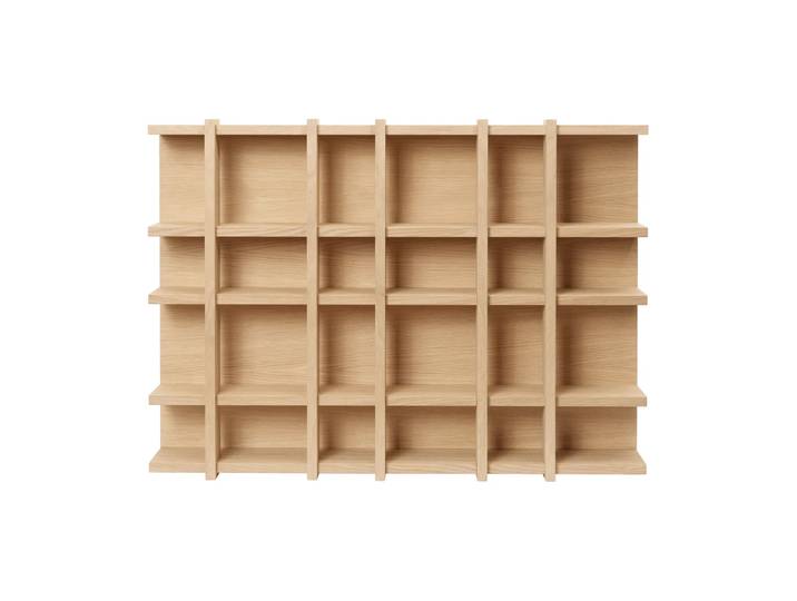Ferm Living Bibliothèque Tilem Placage de chêne, 6x4