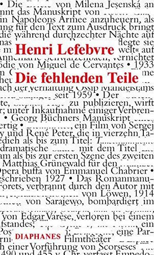 Henri Lefebvre - Die fehlenden Teile - Preis vom 30.09.2026 22:30:23 h