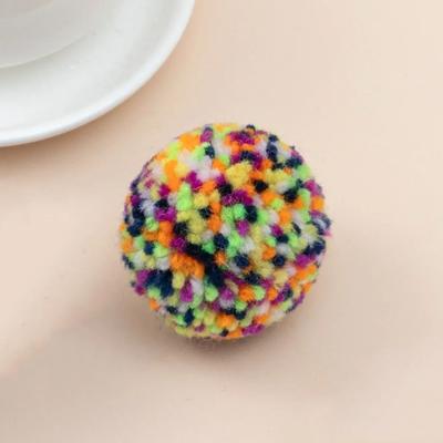 Inspired Living PlayPurr Yarn Ball Interactive Cat Toy colourful